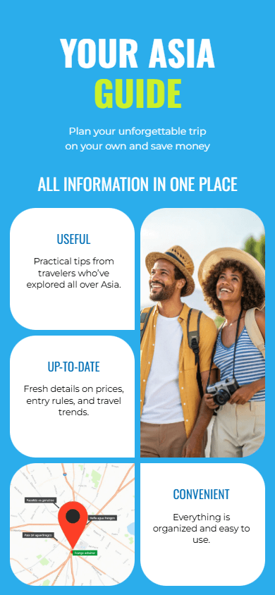 A tour planner’s landing page created with Taplink as the best Bento.me alternative