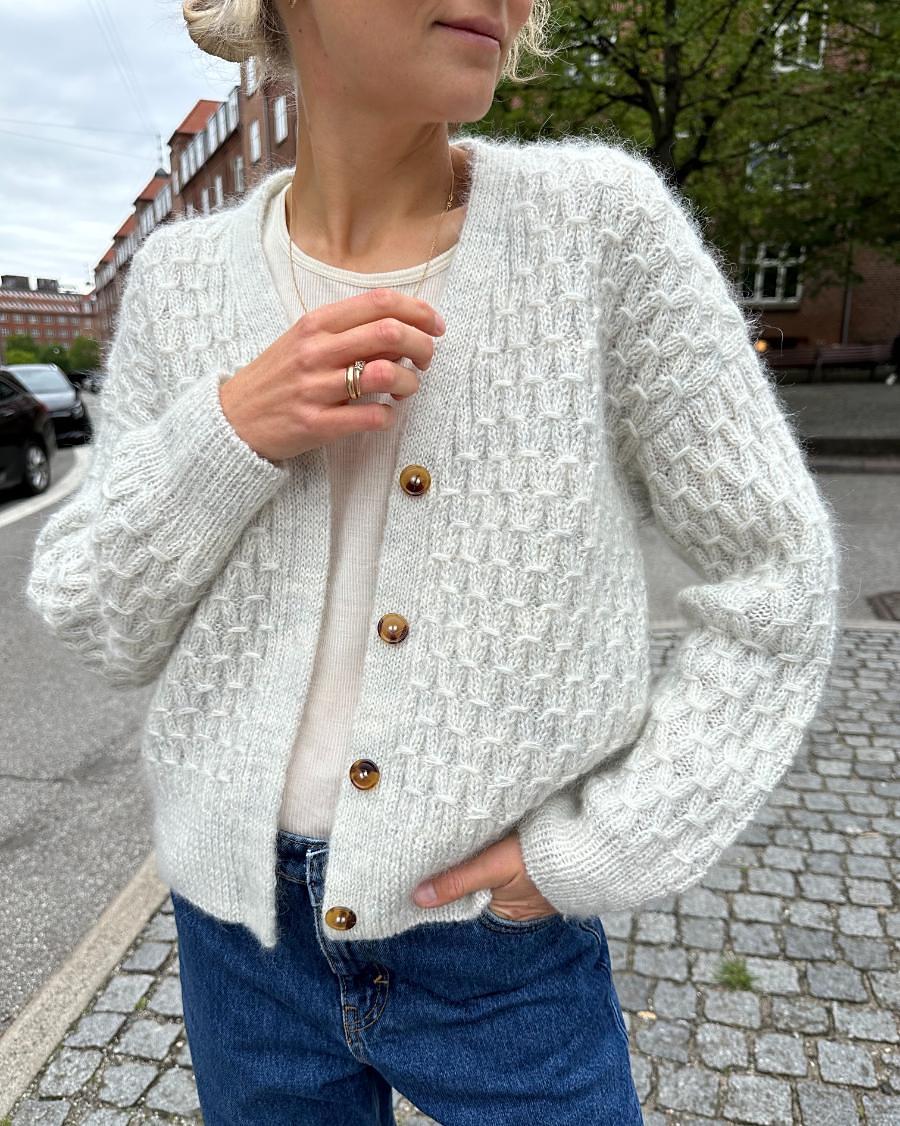 Кардиган рельефным узором Jenny V-neck
