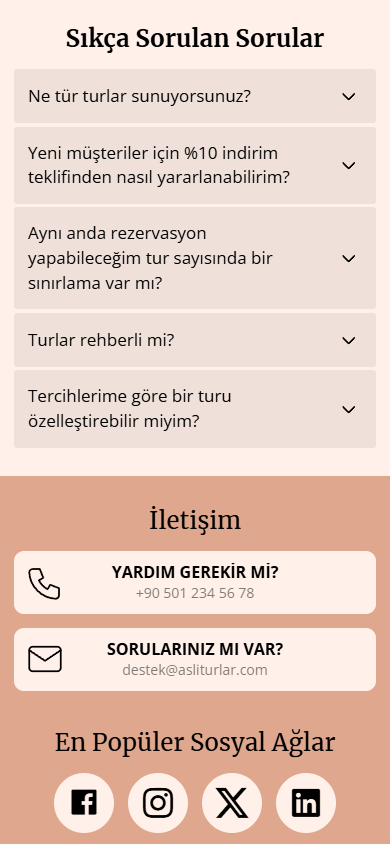 Yapay zekâ ile oluşturulmuş bir Taplink sayfası