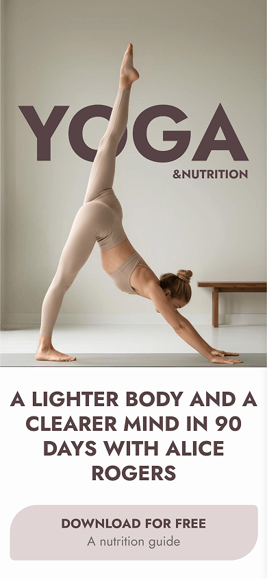 Landing page selling a yoga guide built with Taplink as an alternative to Gumroad