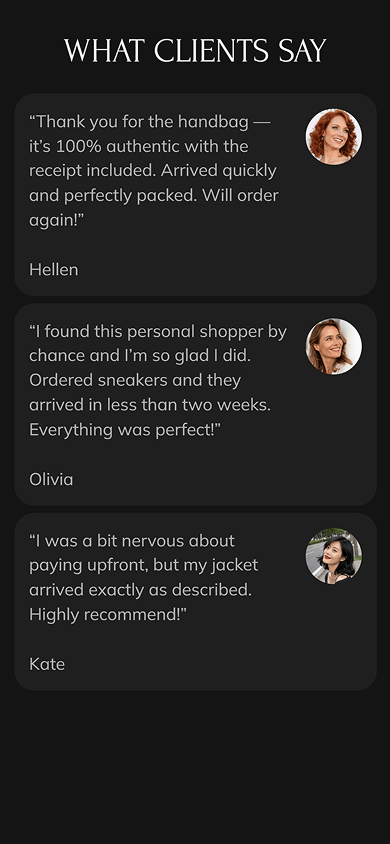 Media and text block on a page built on Taplink